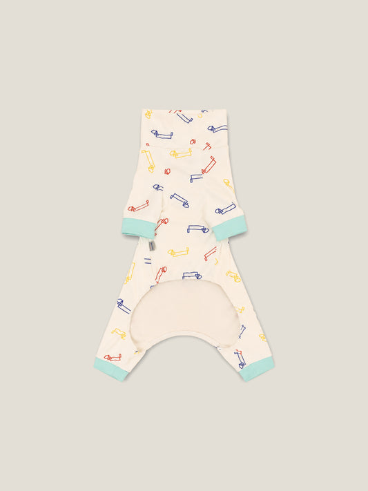 DACHINO Signature Cooling Suit – Signature Print | Dachshund Cooling Suit