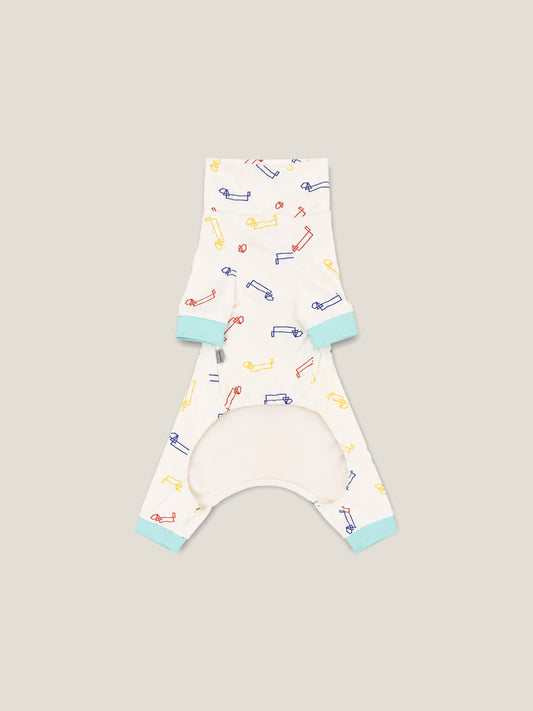 DACHINO Signature Cooling Suit – Signature Print | Dachshund Cooling Suit