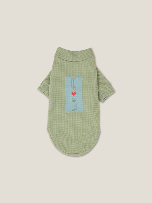 THE DACHINO HERITAGE WAFFLE TEE – Avocado