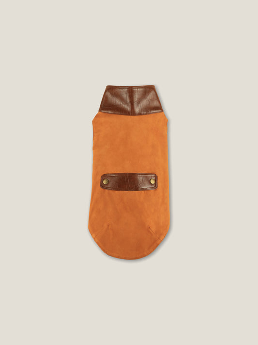 THE WINDSOR VEST – Amber Suede