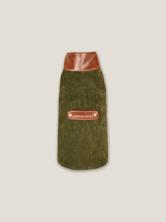 THE WINDSOR VEST – Forest Green Corduroy